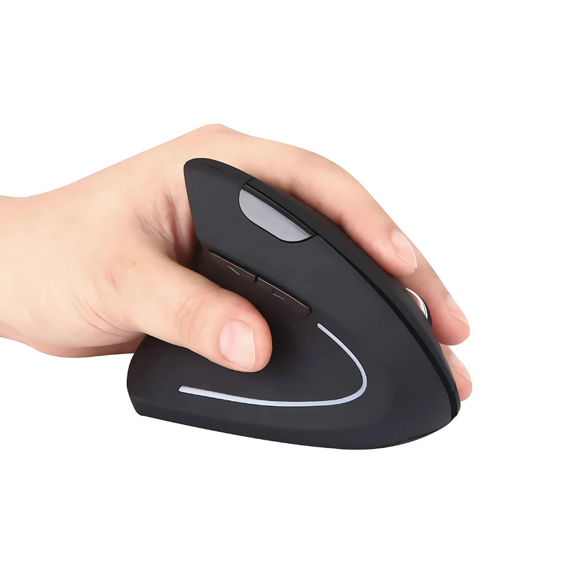 Mouse Ergonômico Vertical Sem Fio com 6 Botões